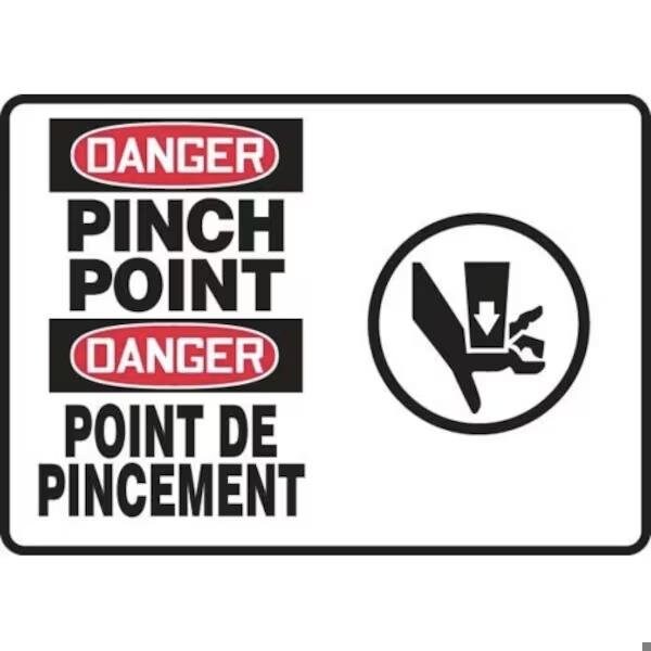 Accuform BILINGUAL OSHA DANGER SAFETY SIGN FBMEQT103XL FBMEQT103XL - main